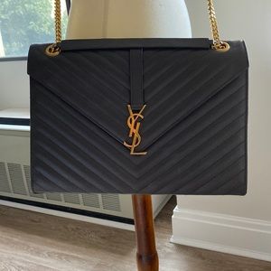 YSL Large Envelope Chain Bag